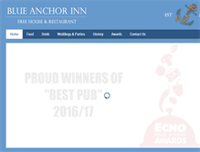 Tablet Screenshot of blueanchoraberthaw.com